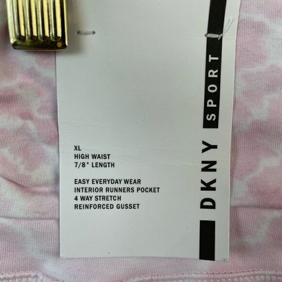 NWT DKNY Sport 7/8 Length Athletic High Waist Leggings Size XL - Picture 8 of 8
